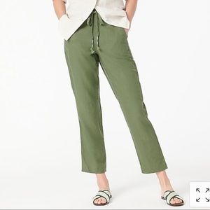 J. Crew Seaside Pant linen blend - small